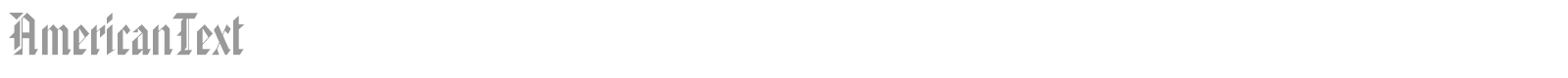 AmericanText font preview
